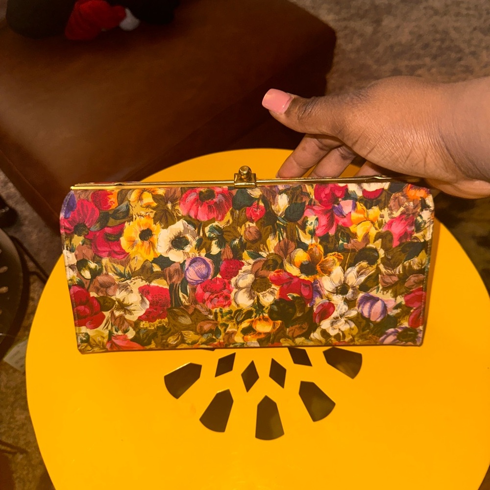 Floral Clutch Bag